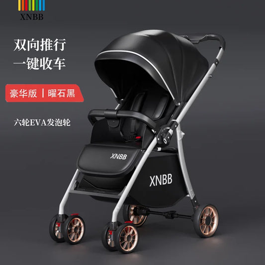 JMT-708810 Luxury 3 in 1 Twin Baby Stroller for Travel with Versatile Features