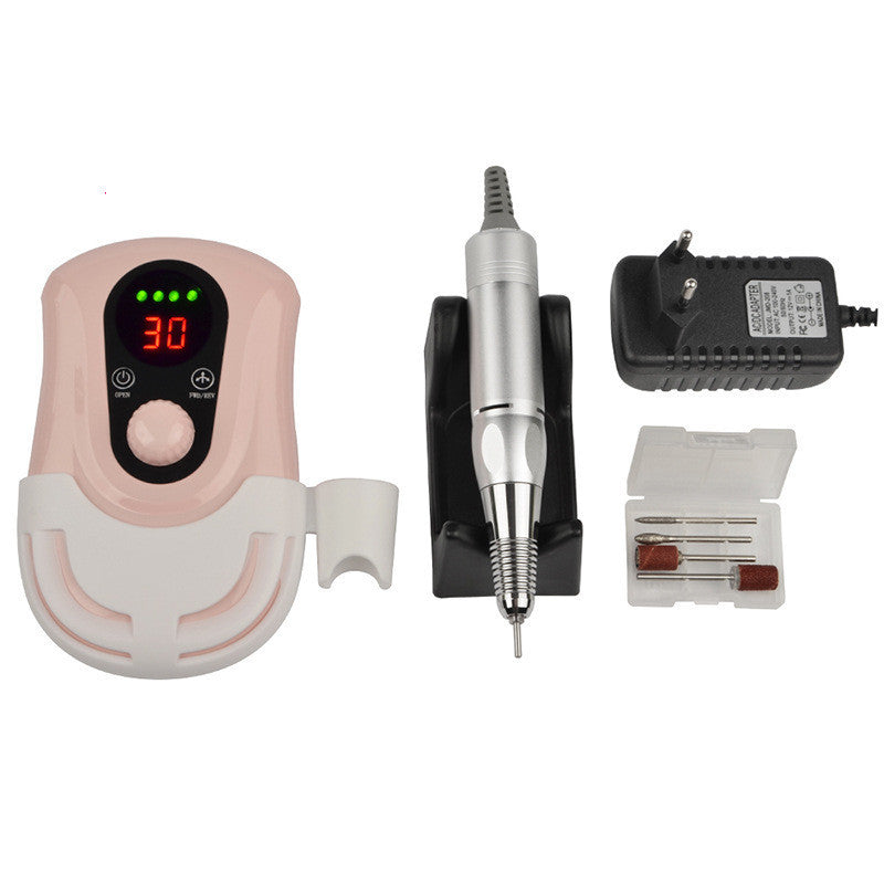 JMT-708938 Rechargeable 30,000 RPM Portable Nail Polisher with ABS Plastic Body, 20W Power and 2200mAh Battery