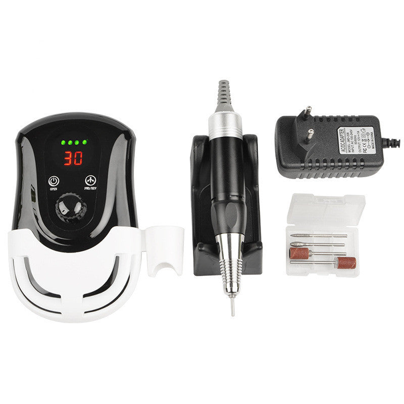 JMT-708938 Rechargeable 30,000 RPM Portable Nail Polisher with ABS Plastic Body, 20W Power and 2200mAh Battery