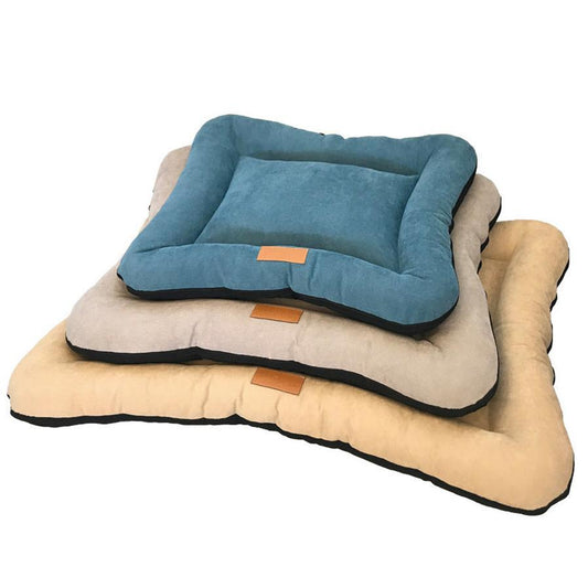JMT-708938 Removable and Washable Pet Nest Pad for Golden Retrievers - Khaki Brown, Moonlight Gray, Retro Blue (S: 55*45*7cm)