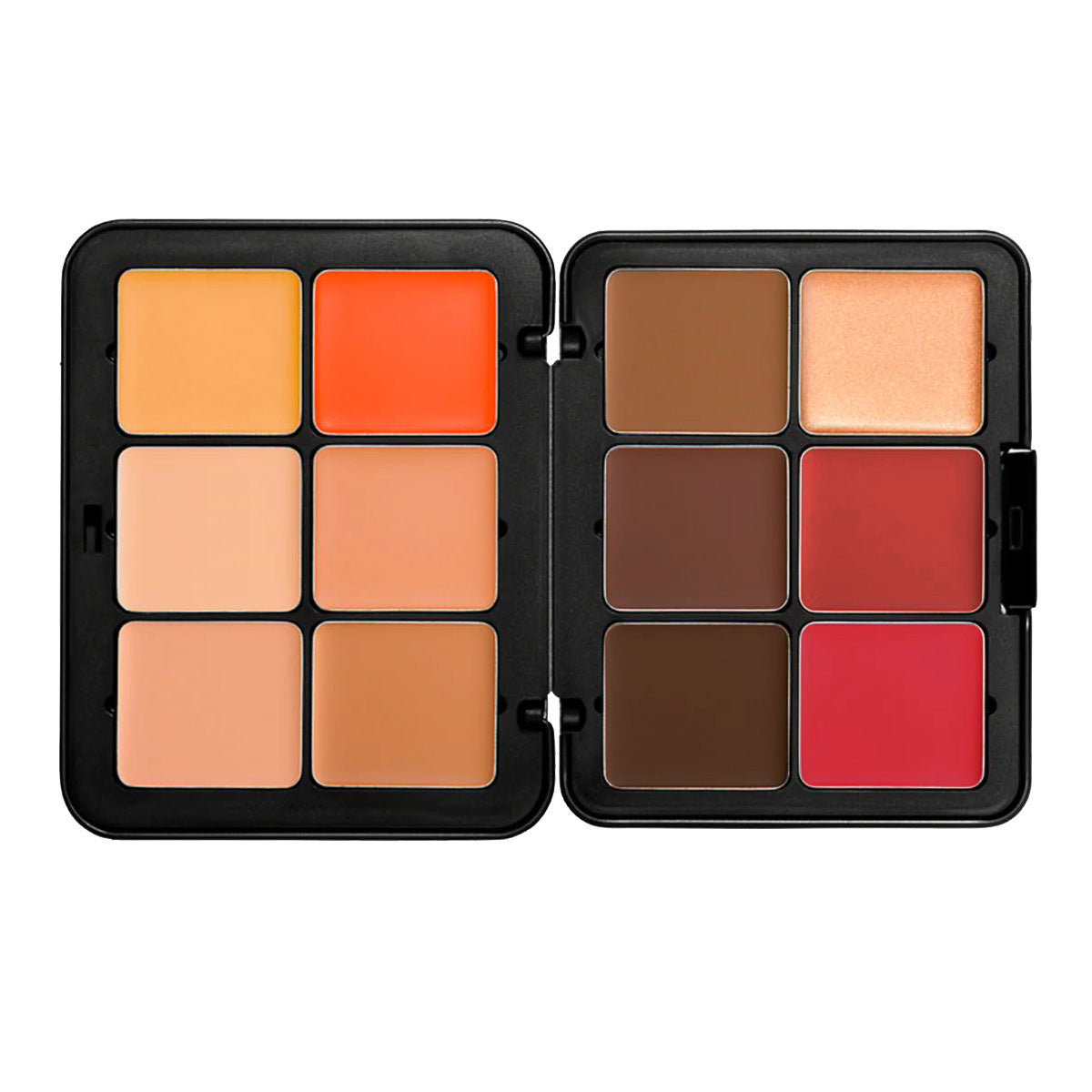 JMT-709066 12-Color Cream Blush Palette - Matte, Shimmer, and High-Gloss Finish for Neutral Skin Tones