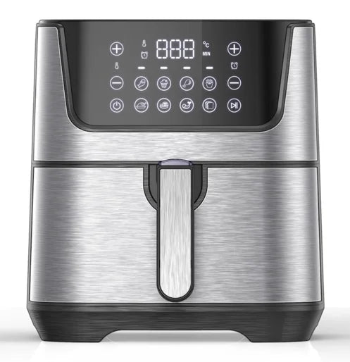 JMT-709386 Large Capacity 7L Semi-Wrapped Stainless Steel Container for Versatile Use