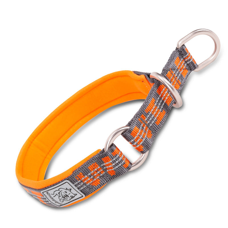 JMT-709450 Small Dog Collar in Army Green, Orange, Purple, Royal Blue, and Black/Red – Various Sizes Available