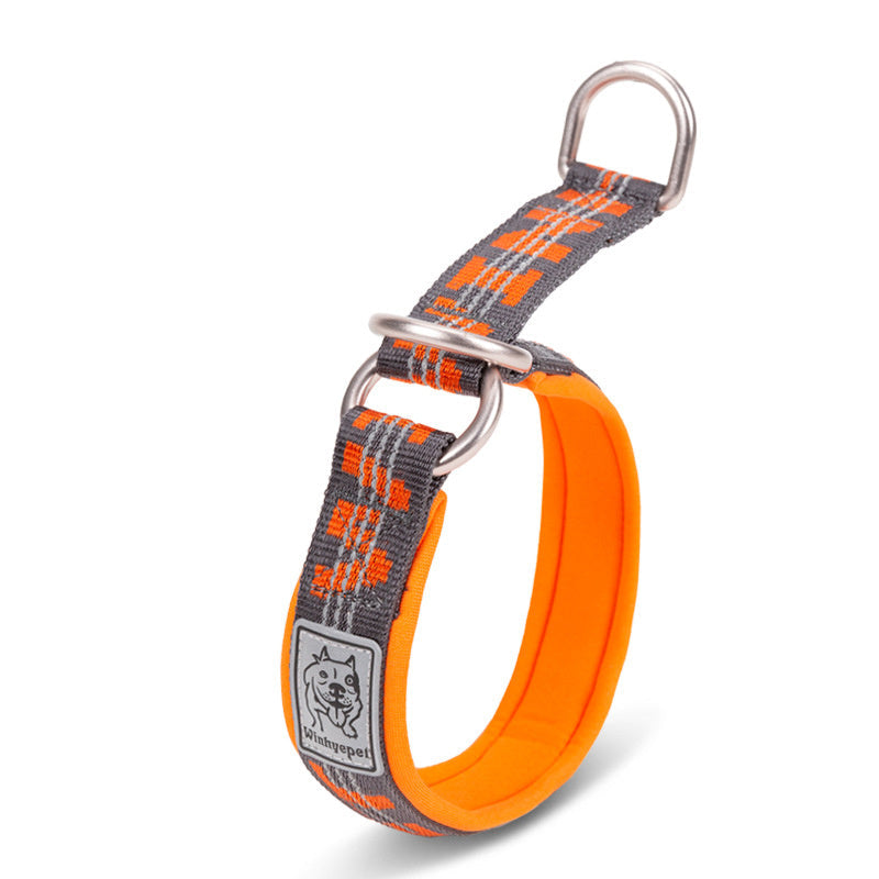 JMT-709450 Small Dog Collar in Army Green, Orange, Purple, Royal Blue, and Black/Red – Various Sizes Available