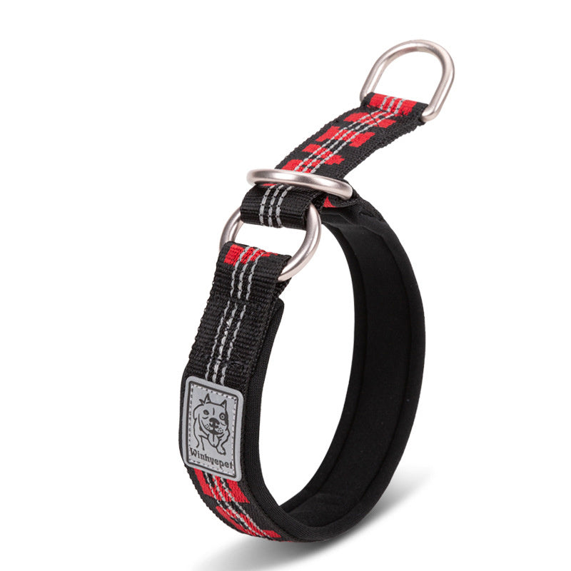 JMT-709450 Small Dog Collar in Army Green, Orange, Purple, Royal Blue, and Black/Red – Various Sizes Available