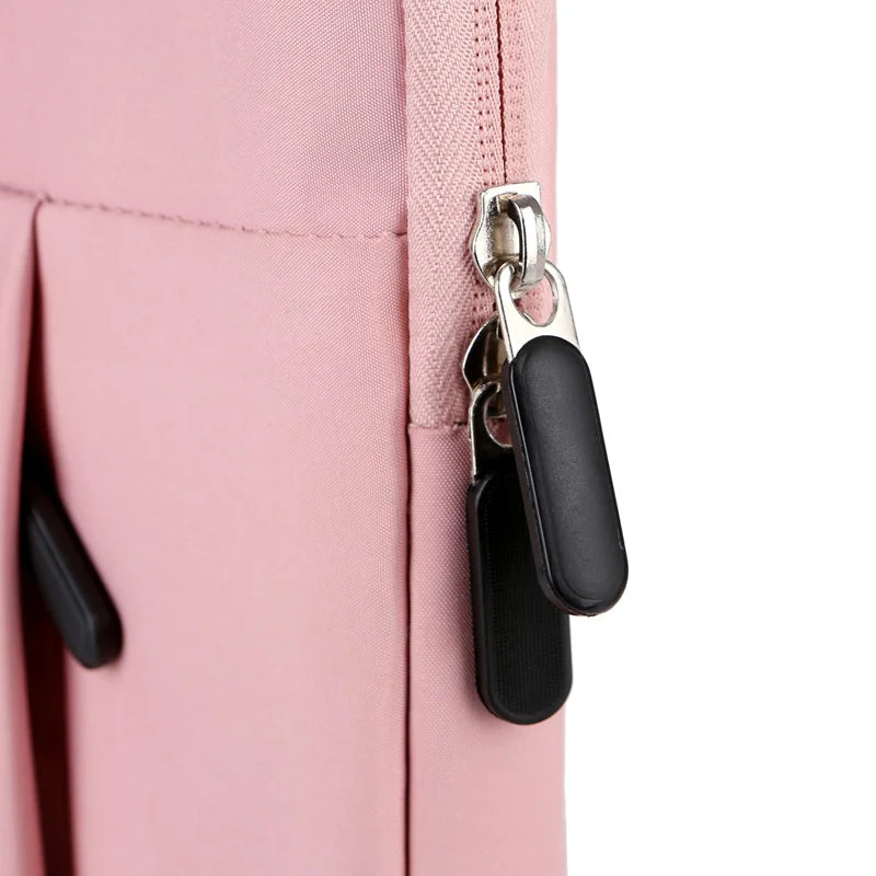 JMT-709450 Waterproof PU Leather 14 Inch Laptop Sleeve Bag for Men and Women, Suitable for MacBook