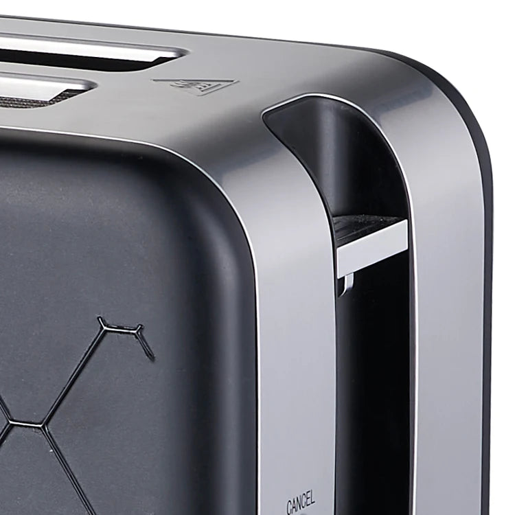 JMT-709578 Stainless Steel Cool Touch Toaster with Reheat and Defrost Functions for 2 Slices