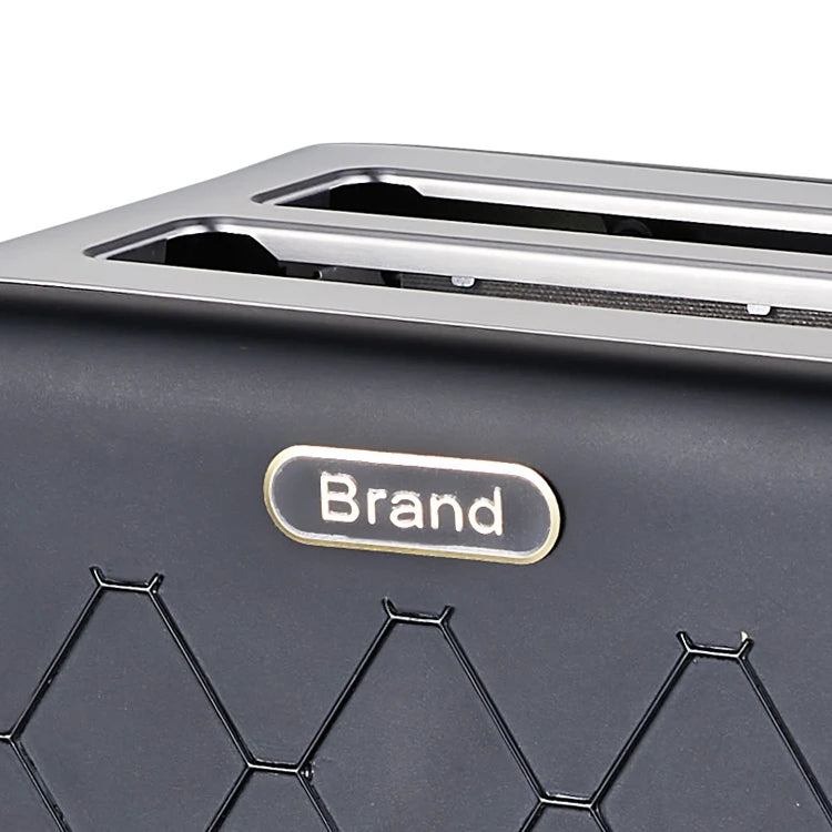 JMT-709578 Stainless Steel Cool Touch Toaster with Reheat and Defrost Functions for 2 Slices