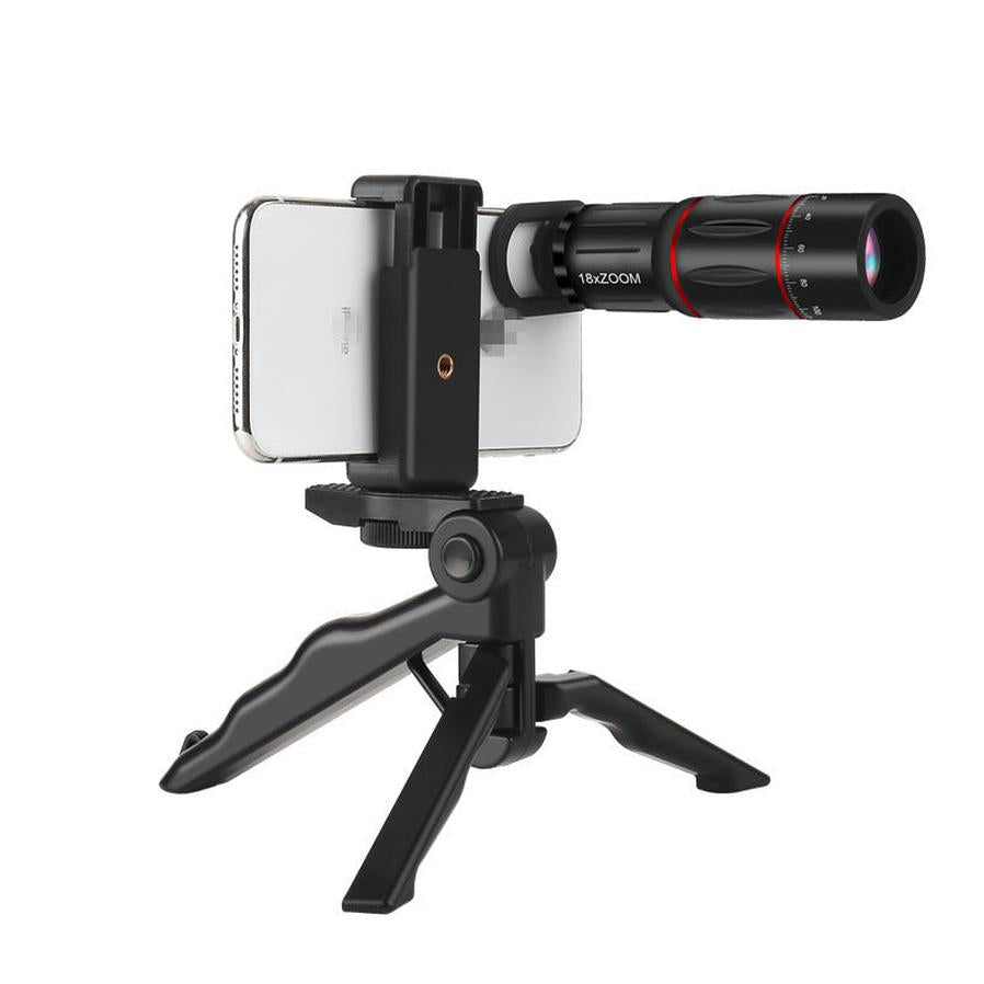 JMT-709642 Mobile Phone Universal 15-45X Zoom Telescope with Clip and Accessories