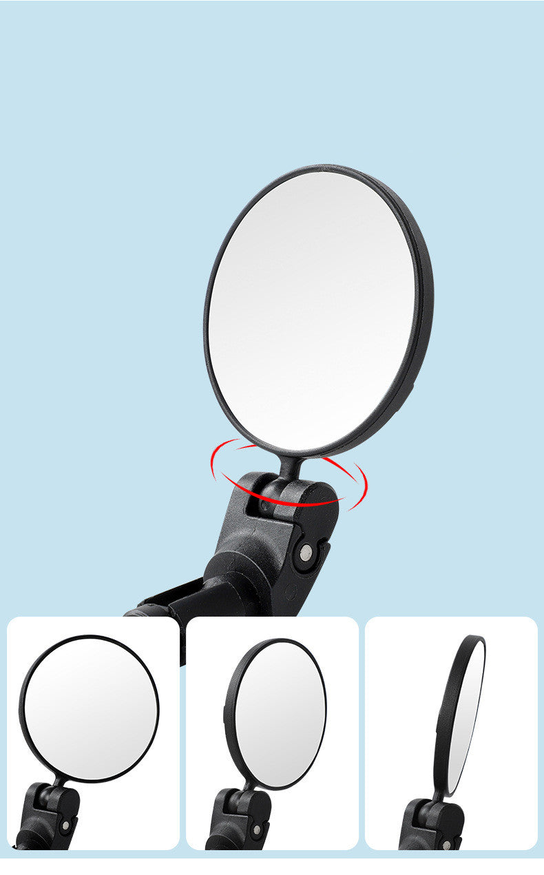 JMT-709706 Adjustable Universal Bicycle Rearview Mirror Reflector for Enhanced Safety