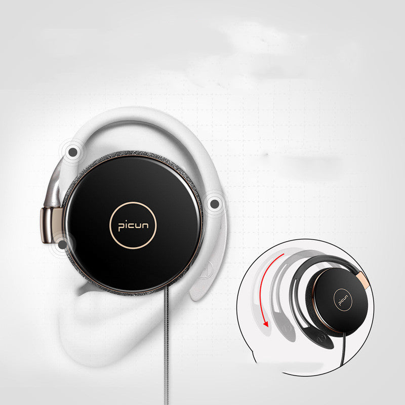 JMT-709770 L1 Wired Ear Hanging Sports Earphones with Microphone and 3.5mm Plug