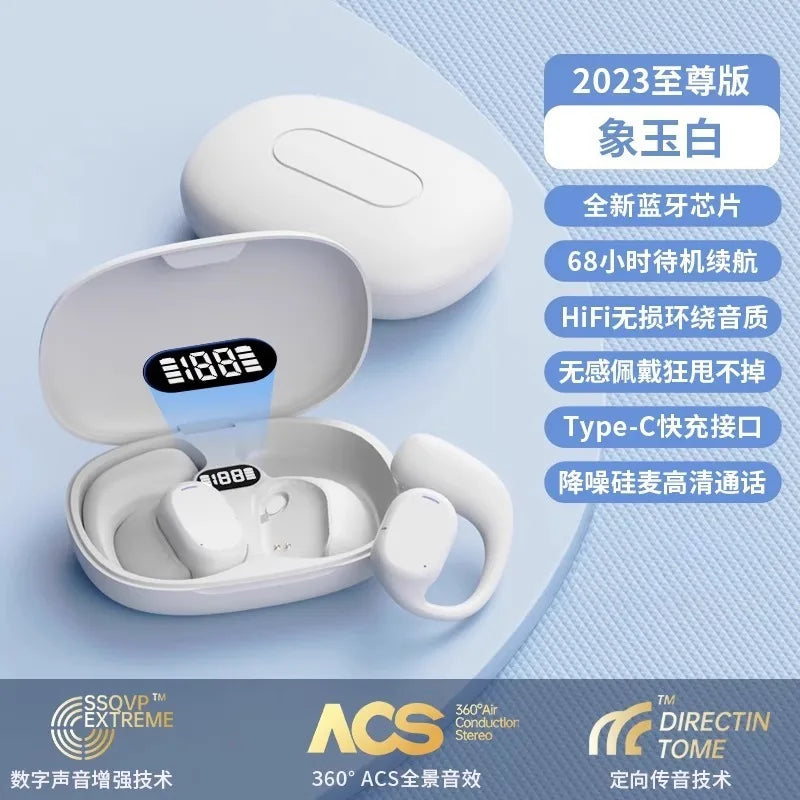 JMT-709962 Open-Air Wireless Earphones with BT5.4 and LED Digital Display for Sports and Gaming