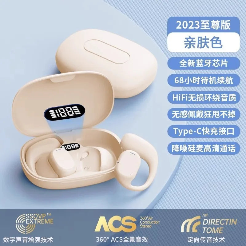 JMT-709962 Open-Air Wireless Earphones with BT5.4 and LED Digital Display for Sports and Gaming