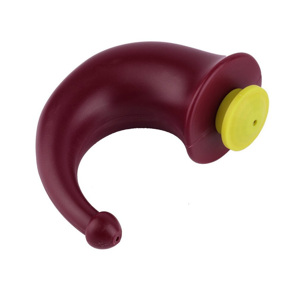 JMT-710026 Red Plastic Yoga Neti Pot - 200 ml Capacity, Compact Design (13x10x5.5 cm)