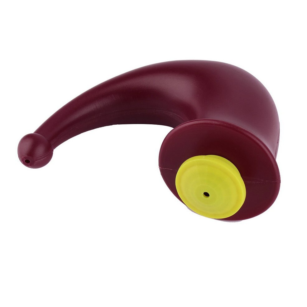 JMT-710026 Red Plastic Yoga Neti Pot - 200 ml Capacity, Compact Design (13x10x5.5 cm)