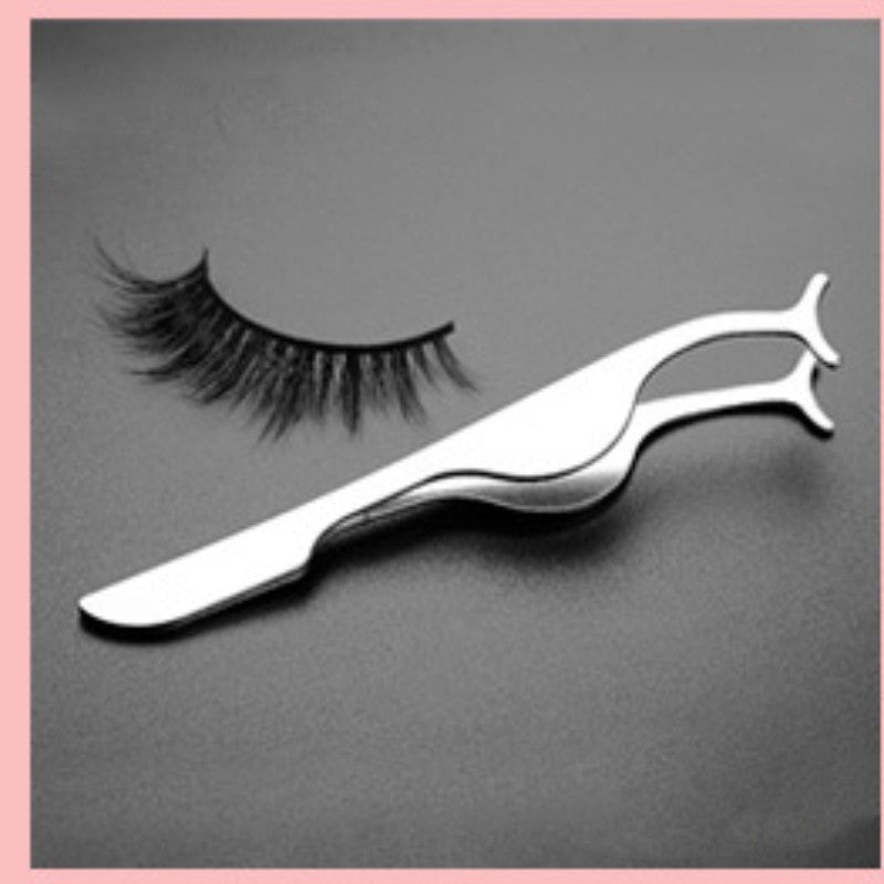 JMT-710218 Semi-Arc Eyelash Curler with Steel Comb and Eyebrow Grooming Set - 5-Piece Carbon Steel Tool Kit
