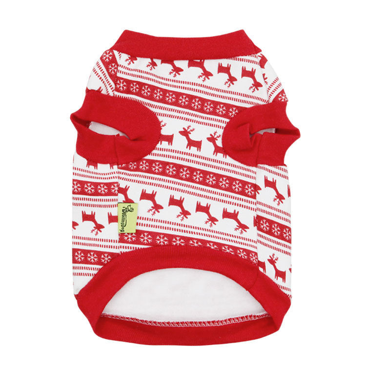 JMT-710410 Festive Fleece Vest for Dogs and Cats - Casual Two-Legged Apparel