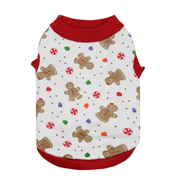 JMT-710410 Festive Fleece Vest for Dogs and Cats - Casual Two-Legged Apparel