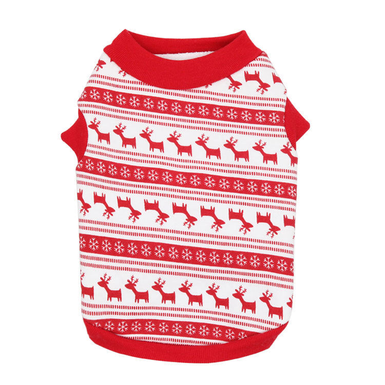 JMT-710410 Festive Fleece Vest for Dogs and Cats - Casual Two-Legged Apparel