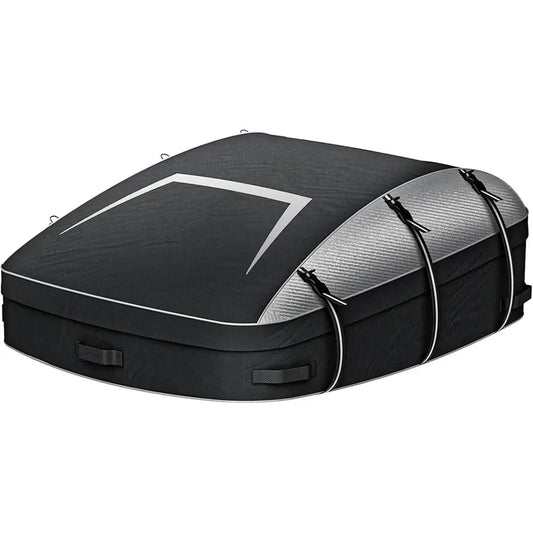 JMT-710410 Water-Resistant Soft Rooftop Cargo Carrier Bag for Vehicles with Roof Racks, 900D Oxford Fabric