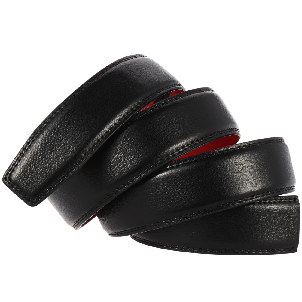 JMT-710538 Men's Second Layer Cowhide Belt Without Buckle - Stylish and Durable Design