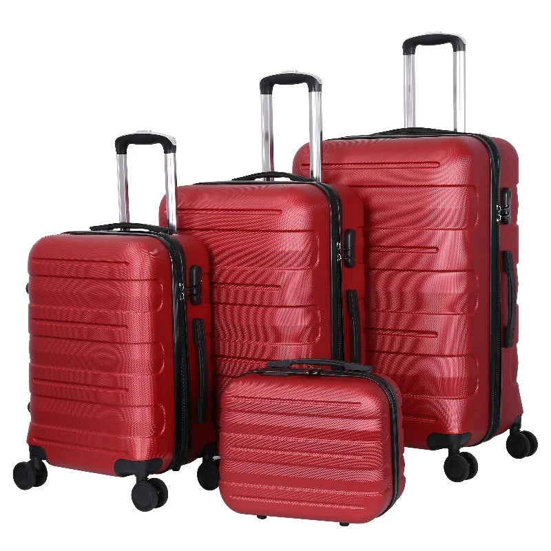 JMT-710666 3-Piece Carry-On Trolley Luggage Set for Travel