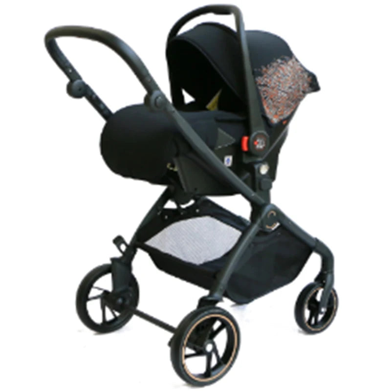 JMT-710794 4 in 1 High Landscape Travel System Stroller with Bassinet and Car Seat