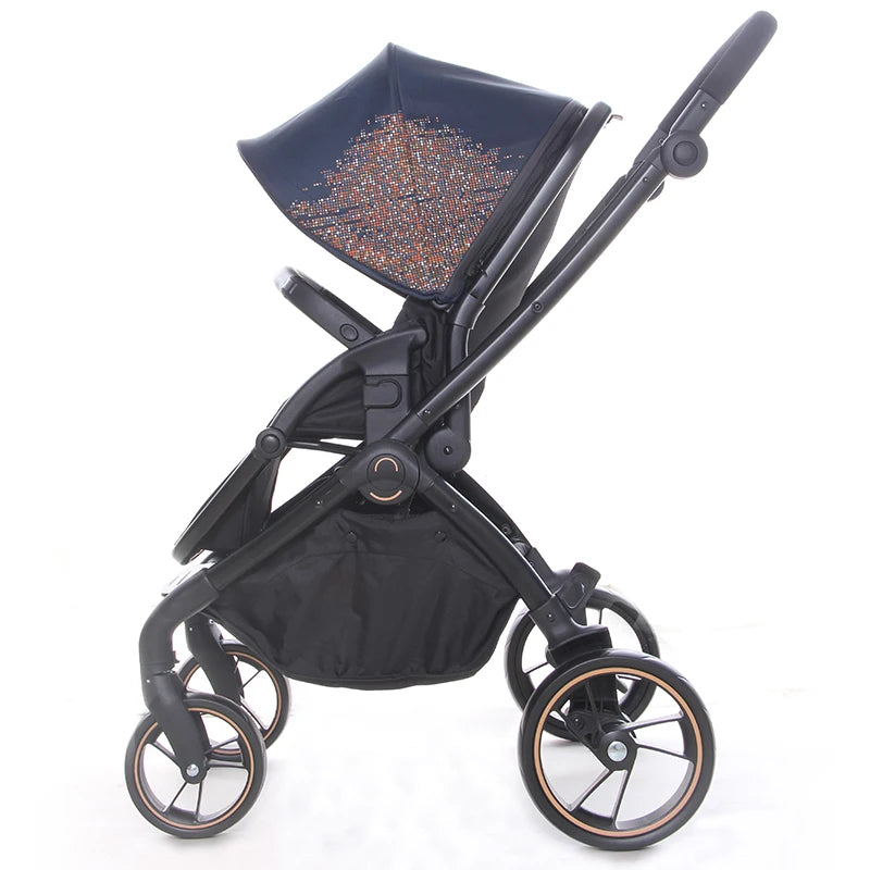 JMT-710794 4 in 1 High Landscape Travel System Stroller with Bassinet and Car Seat
