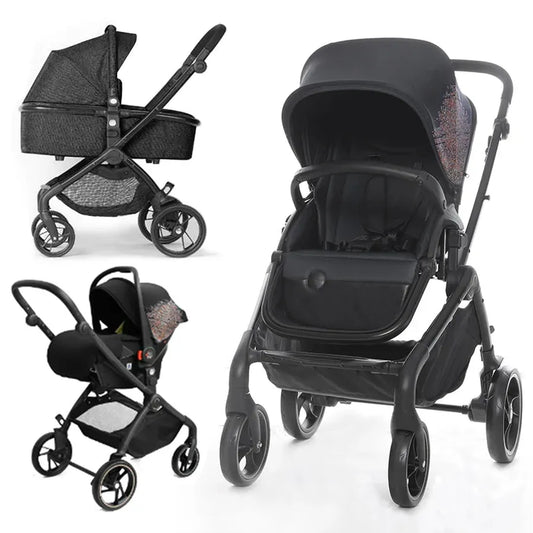 JMT-710794 4 in 1 High Landscape Travel System Stroller with Bassinet and Car Seat