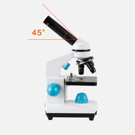 JMT-711114 Children's Optical Microscope with 25x Eyepiece and 40x Objective Lens, Includes Mobile Phone Holder