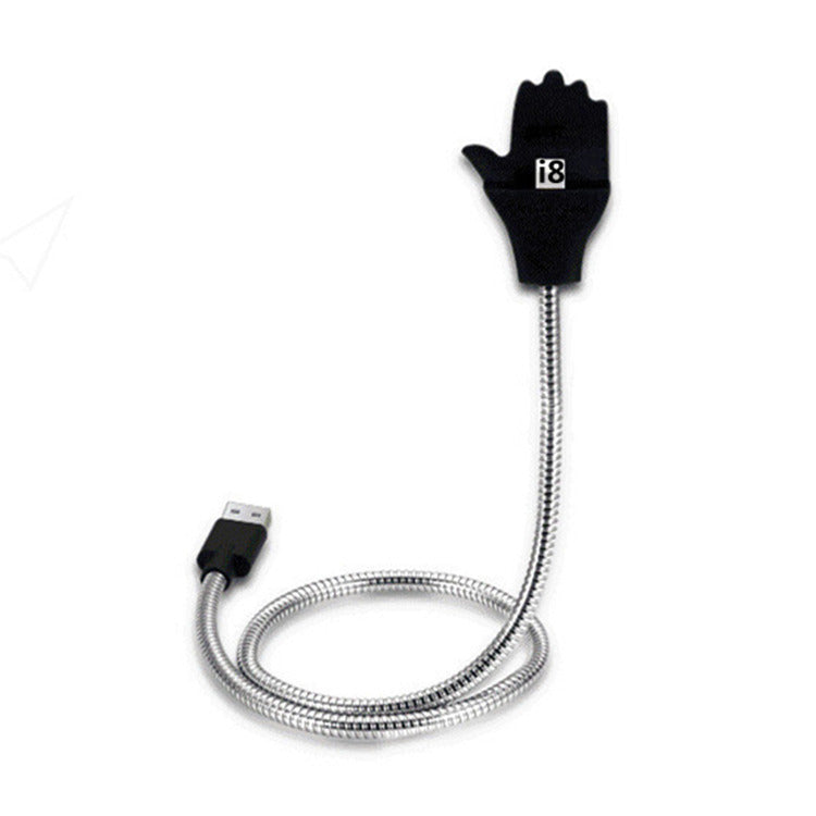 JMT-711114 Retractable 0.5m Charging Cable with Car Bracket for Apple Lightning and Micro USB Devices