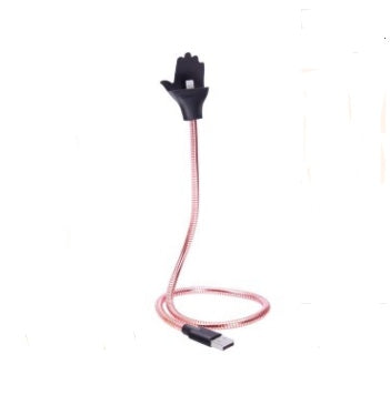 JMT-711114 Retractable 0.5m Charging Cable with Car Bracket for Apple Lightning and Micro USB Devices