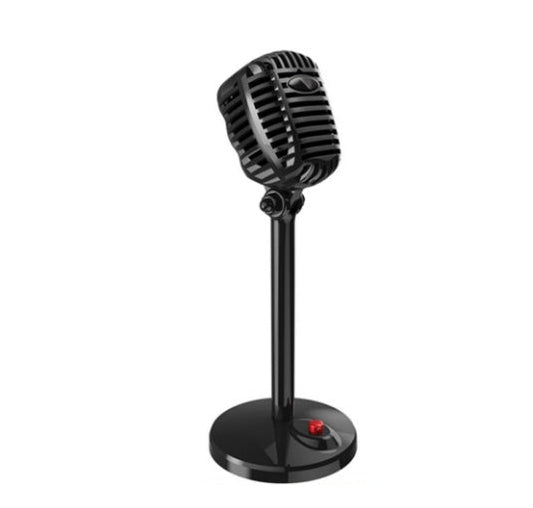 JMT-711114 USB Microphone with Adjustable Stand for Clear Recording, Podcasting, and Streaming