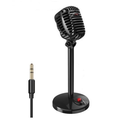 JMT-711114 USB Microphone with Adjustable Stand for Clear Recording, Podcasting, and Streaming