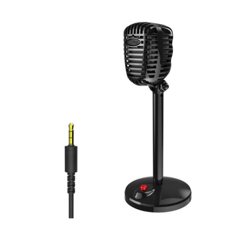 JMT-711114 USB Microphone with Adjustable Stand for Clear Recording, Podcasting, and Streaming
