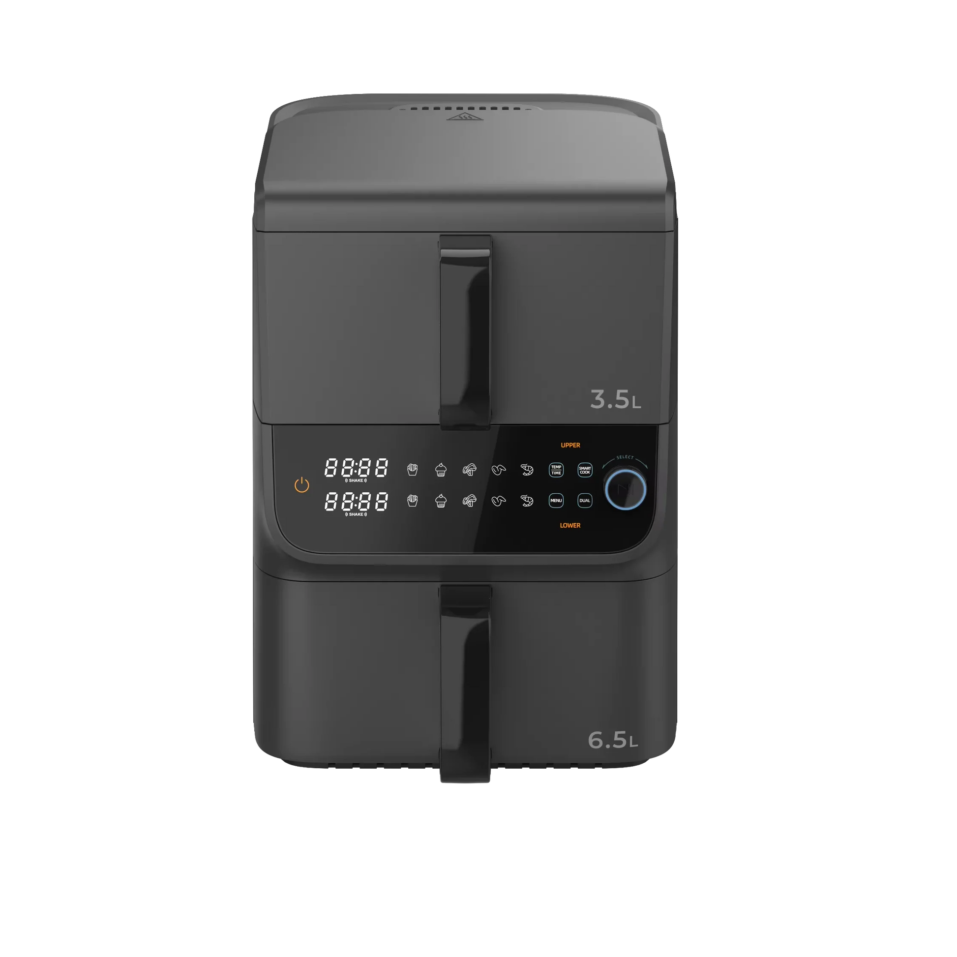 JMT-711690 10L Dual Core Air Fryer - Digital Multi-functional Oil-Free Cooking Appliance for Healthy Meal Preparation