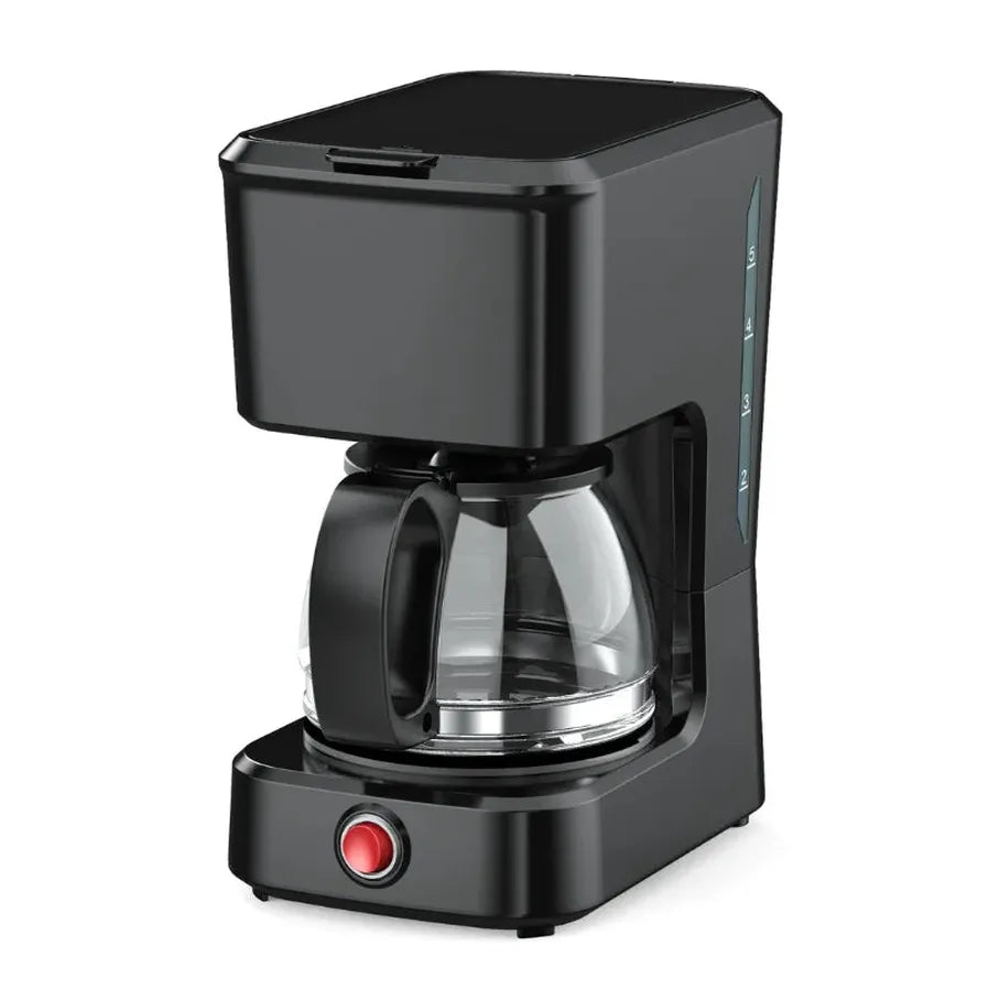 JMT-711754 Coffee Maker for 4 to 6 Cups with Clear Water Level Indicator and Ground Coffee Compatibility