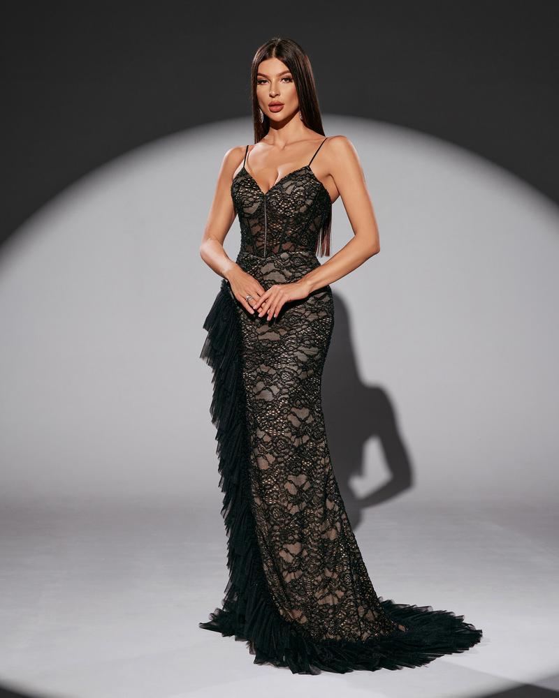 JMT-712010 Classic Black Elegant Women's Dress SH0210 - Perfect for Any Occasion