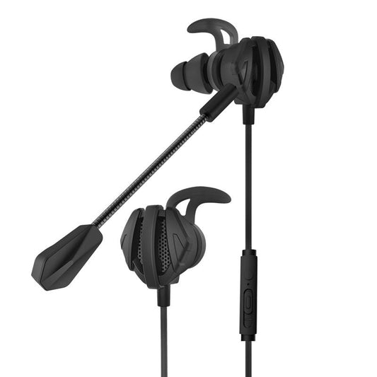 JMT-712074 In-Ear Gaming Headset with Microphone and 3.5mm Plug - Ideal for Mobile, Music, and Gaming