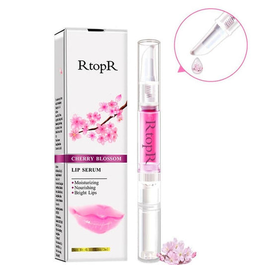 JMT-712202 Cherry Blossom Lip Serum with Natural Extracts for Hydration and Nourishment, 0.1 fl. oz / 3ml