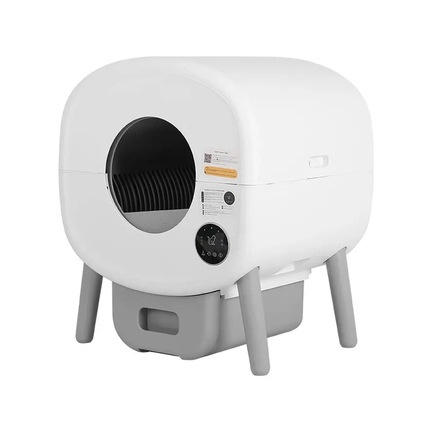 JMT-712458 Smart App-Controlled Automatic Self-Cleaning Cat Litter Box with Electronic Functionality