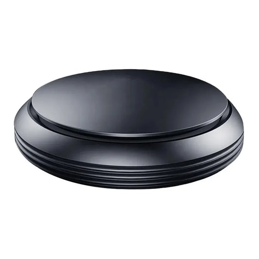 JMT-712714 Black Metal Car Air Freshener - Non-Toxic and Pollution-Free Liquid Perfume for Vehicles