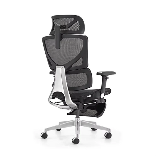 JMT-712842 Ergonomic Mesh Office Chair with Adjustable Armrests and Reclining Features