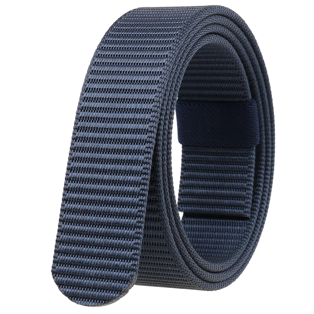 JMT-712842 Nylon Braided Belt Strip - Model LY34-3713, Buckle-Free Design, Adjustable and Durable Fashion Accessory