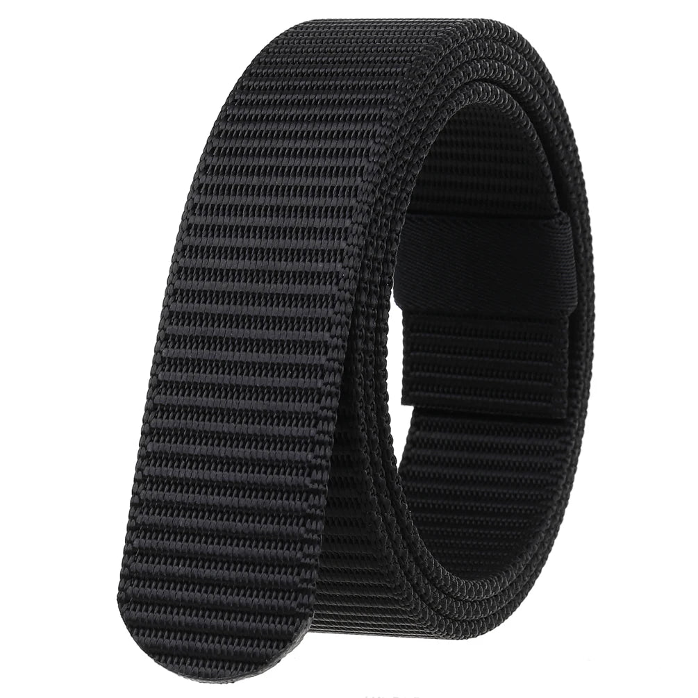 JMT-712842 Nylon Braided Belt Strip - Model LY34-3713, Buckle-Free Design, Adjustable and Durable Fashion Accessory