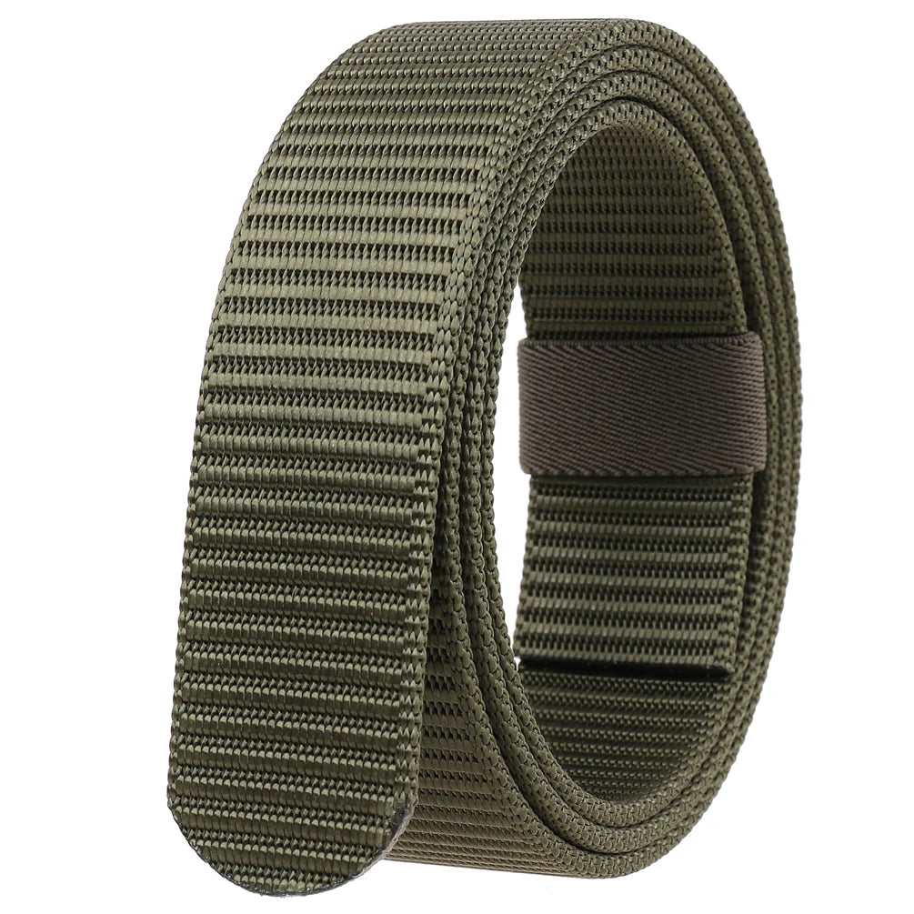JMT-712842 Nylon Braided Belt Strip - Model LY34-3713, Buckle-Free Design, Adjustable and Durable Fashion Accessory