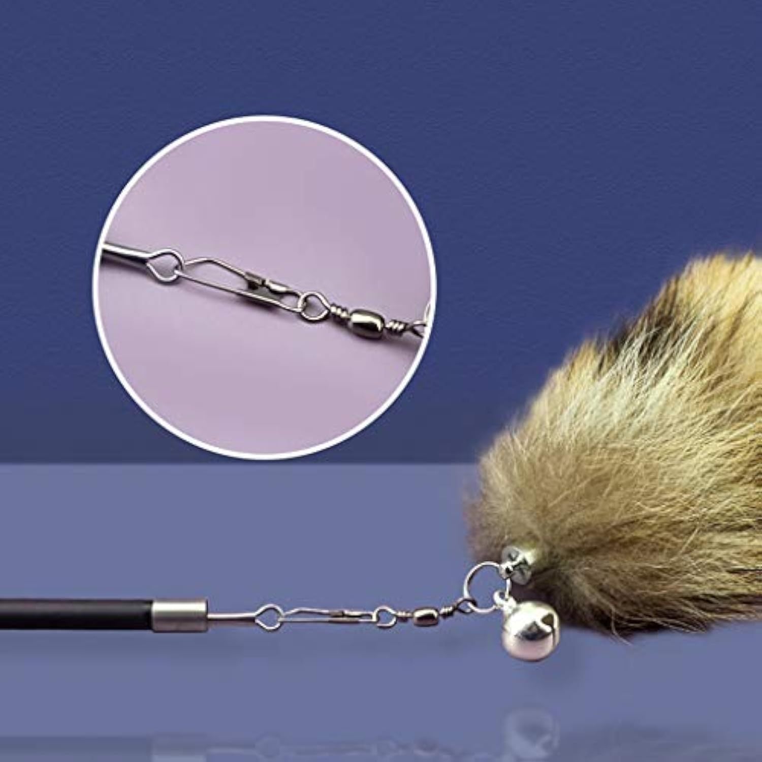 JMT-712906 Interactive Cat Toy Wand with Elastic String for Engaging Playtime