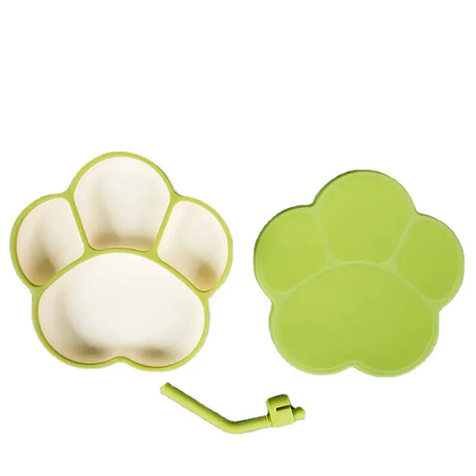 JMT-713034 Silicone Feeding Set for Children - Durable and Safe Tableware for Baby Meals