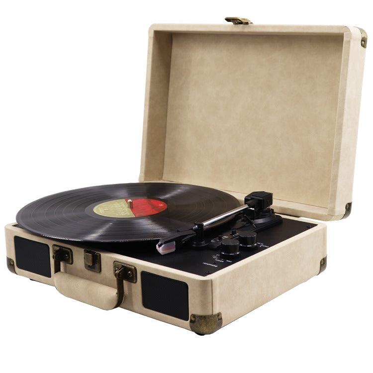 JMT-713098 Vinyl Record Player with Manual and Adapter for Home Use - Compact Design 350*255*130MM