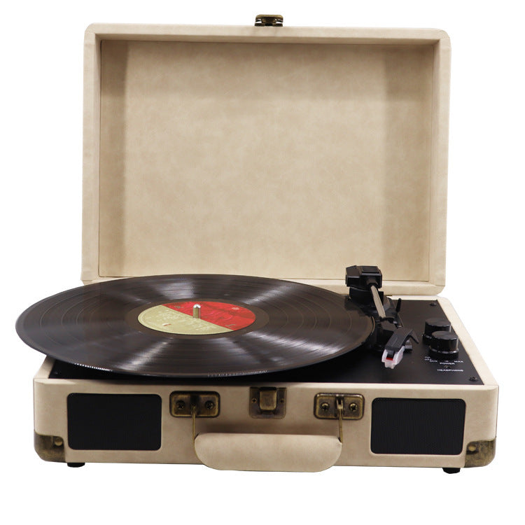 JMT-713098 Vinyl Record Player with Manual and Adapter for Home Use - Compact Design 350*255*130MM